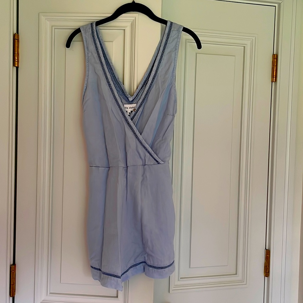 Chambray Romper- new with tags